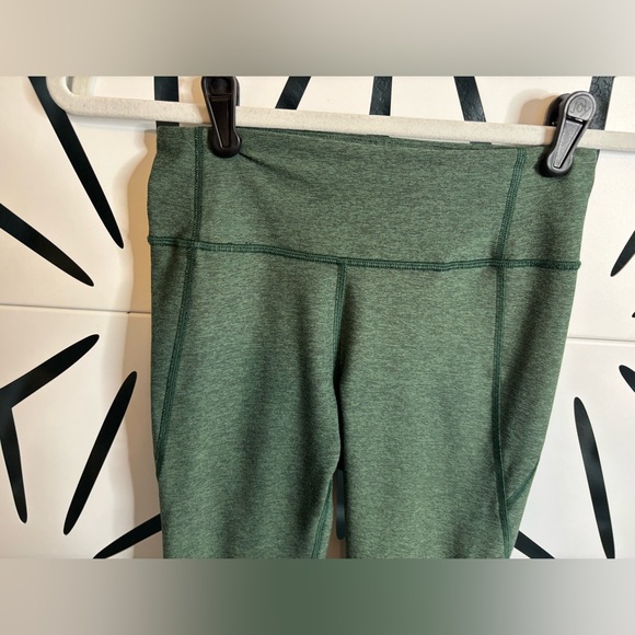 Outdoor Voices Green Leggings XS High Rise Leggings w/ Back Pocket - Picture 3 of 7